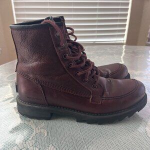 Sorel Men's Mad Brick Six Waterproof Leather Boot Size 9.5